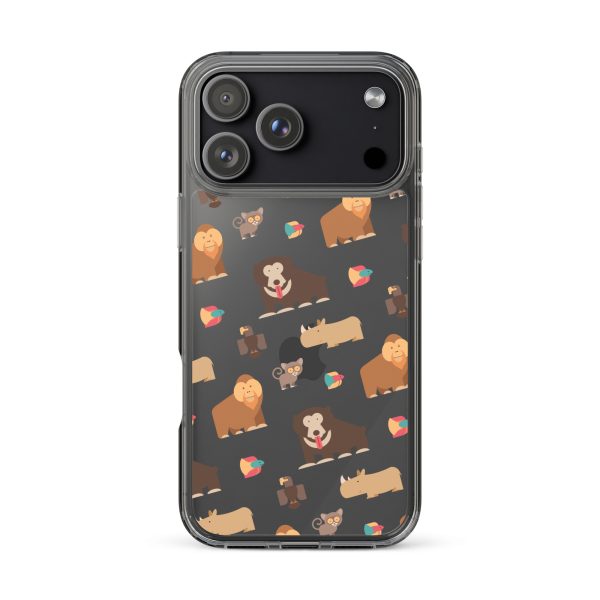 Asian Jungle Animals iPhone Clear Case