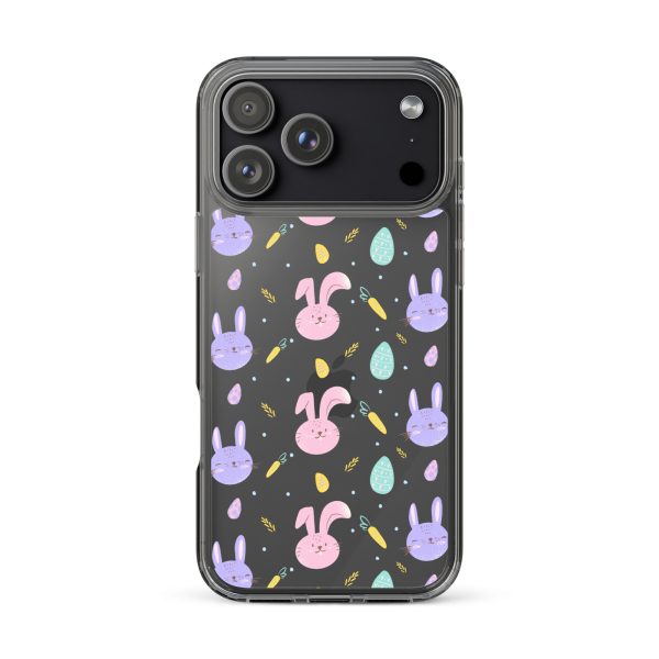 Cute Easter Bunnies iPhone Clear Case