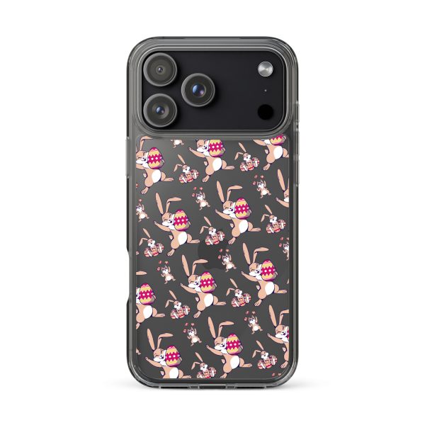 Easter Bunny With Egg iPhone Clear Case
