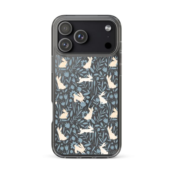 Easter Hopping Bunnies iPhone Clear Case