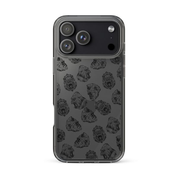 Illustrated Gorilla Seamless iPhone Clear Case