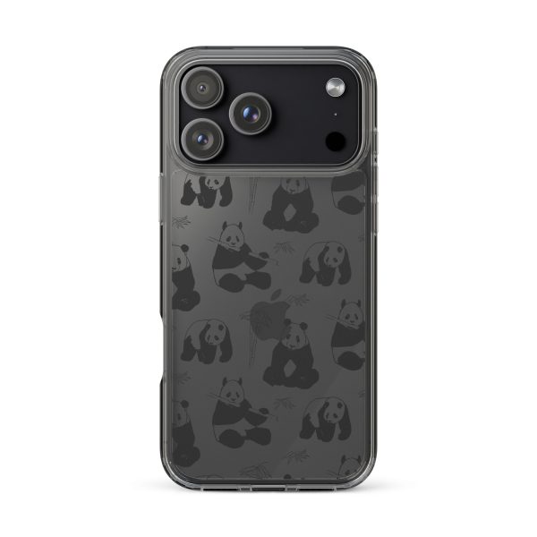 Panda Bears Bamboo iPhone Clear Case