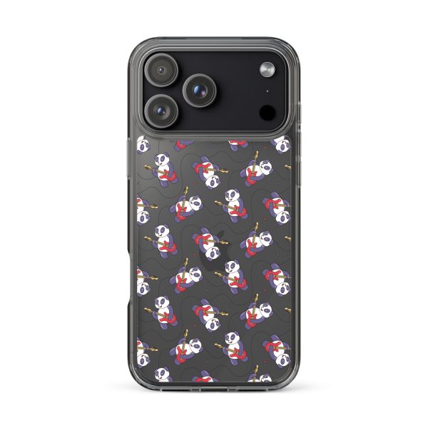 Panda Guitarist iPhone Clear Case