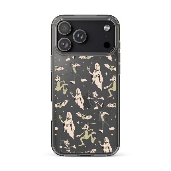 Spooky Vintage Halloween iPhone Clear Case
