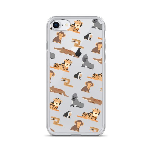 African Jungle Animals iPhone Clear Case