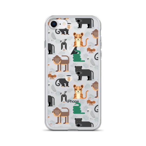 Amazon Jungle Animals iPhone Clear Case
