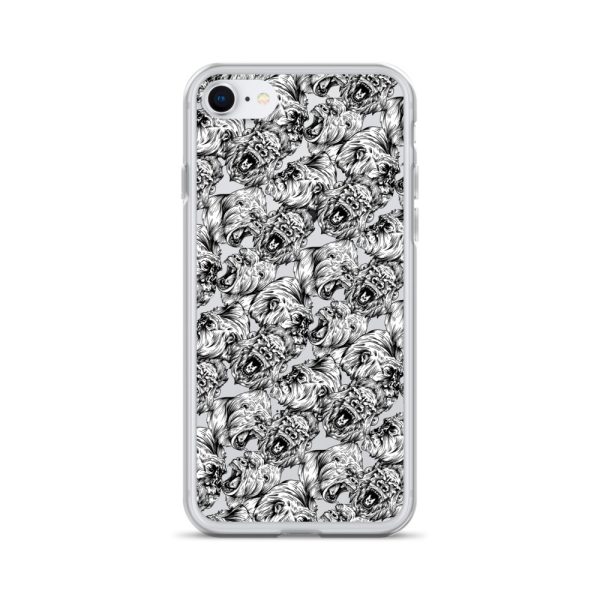 Angry Gorillas iPhone Clear Case