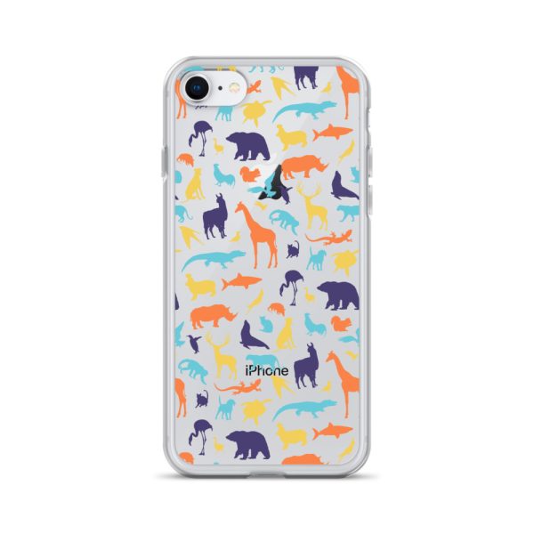 Animal Silhouette iPhone Clear Case