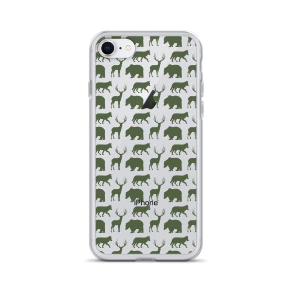 Animals Silhouette iPhone Clear Case