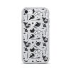 Black and White Halloween iPhone Clear Case