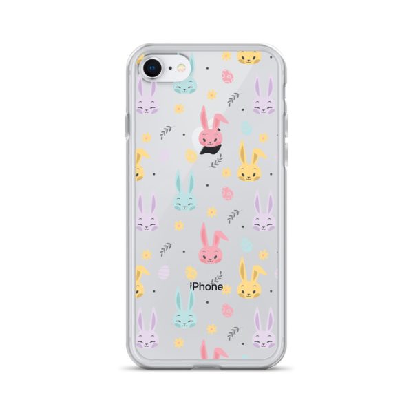 Colorful Bunnies Easter iPhone Clear Case