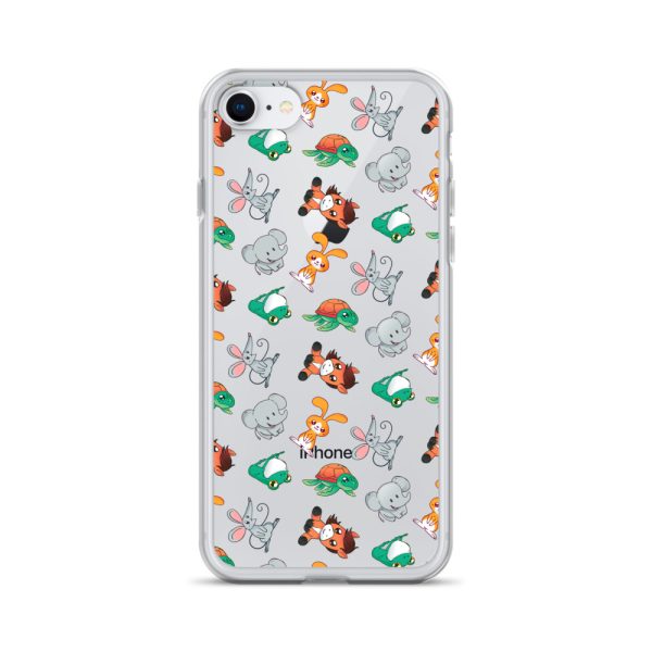 Cute Animals iPhone Clear Case