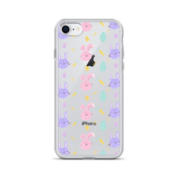 Cute Easter Bunnies iPhone Clear Case