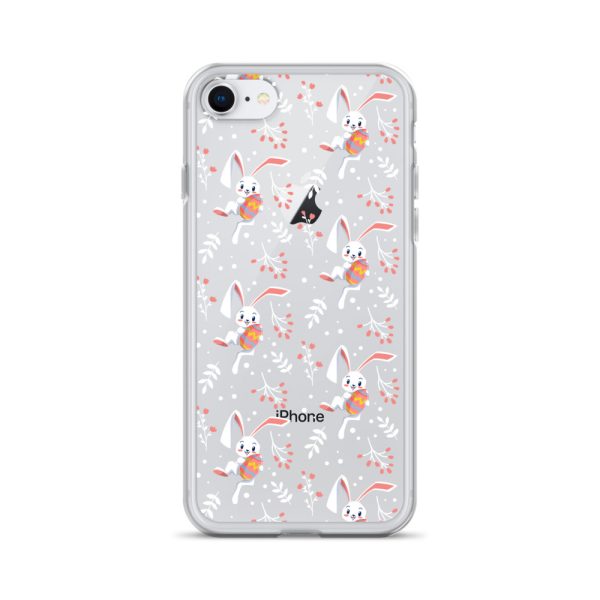 Cute Easter Rabbit iPhone Clear Case