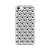 Cute Panda Bears iPhone Clear Case