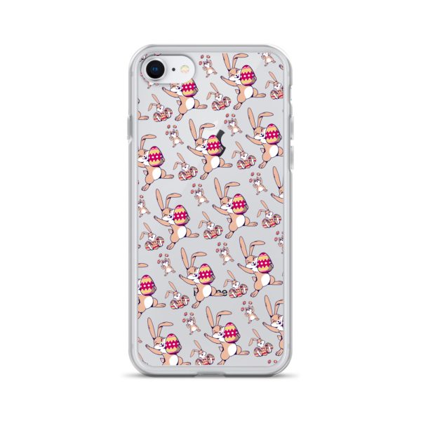 Easter Bunny With Egg iPhone Clear Case