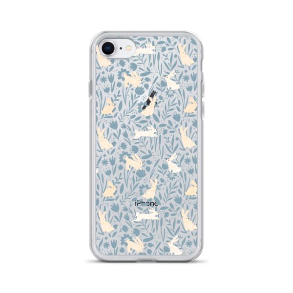 Easter Hopping Bunnies iPhone Clear Case