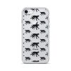 Monkey Silhouette iPhone Clear Case