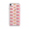 Pink Bunnies iPhone Clear Case