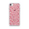 Leopard Heart Print iPhone Clear Case