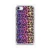 Neon Leopard iPhone Clear Case