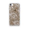 Tiger Print iPhone Clear Case