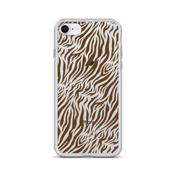 Tiger Print iPhone Clear Case