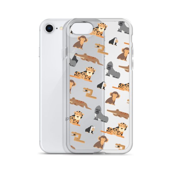 African Jungle Animals iPhone Clear Case