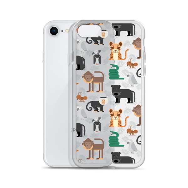 Amazon Jungle Animals iPhone Clear Case