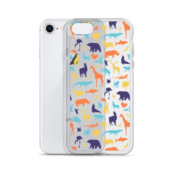 Animal Silhouette iPhone Clear Case