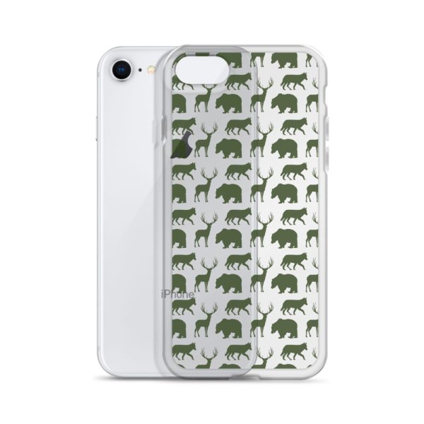Animals Silhouette iPhone Clear Case