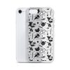Black and White Halloween iPhone Clear Case
