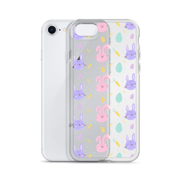 Cute Easter Bunnies iPhone Clear Case