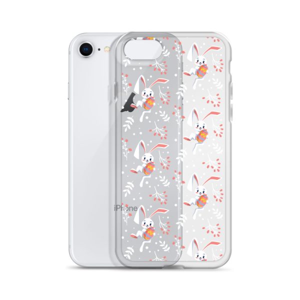 Cute Easter Rabbit iPhone Clear Case