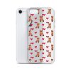 Cute Teddy Bear iPhone Clear Case