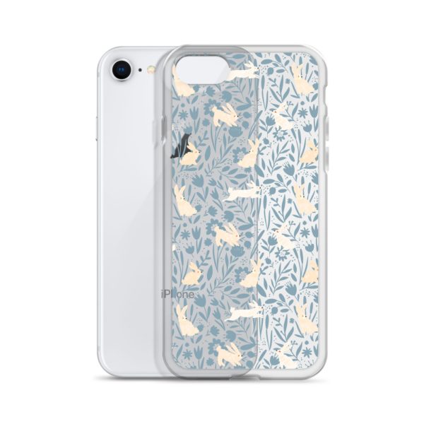 Easter Hopping Bunnies iPhone Clear Case