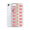 Pink Bunnies iPhone Clear Case
