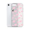 Seamless Elephant Silhouette iPhone Clear Case