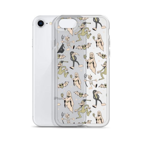 Spooky Vintage Halloween iPhone Clear Case