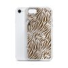 Tiger Print iPhone Clear Case