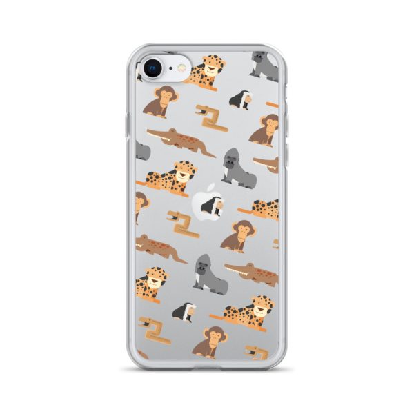 African Jungle Animals iPhone Clear Case