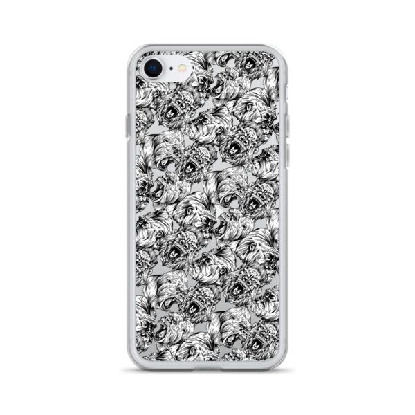 Angry Gorillas iPhone Clear Case