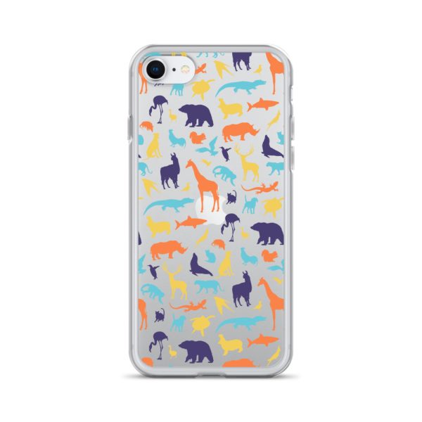 Animal Silhouette iPhone Clear Case