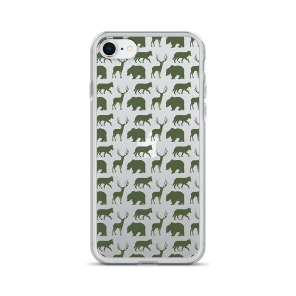 Animals Silhouette iPhone Clear Case