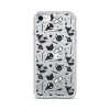 Black and White Halloween iPhone Clear Case