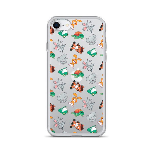 Cute Animals iPhone Clear Case