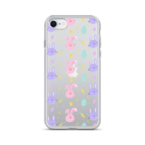 Cute Easter Bunnies iPhone Clear Case