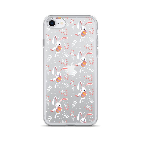 Cute Easter Rabbit iPhone Clear Case