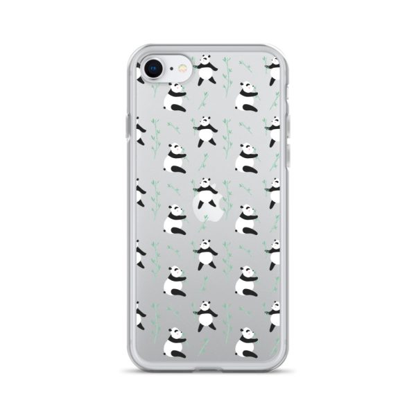 Cute Panda iPhone Clear Case