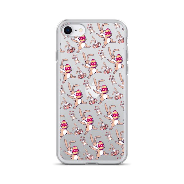 Easter Bunny With Egg iPhone Clear Case